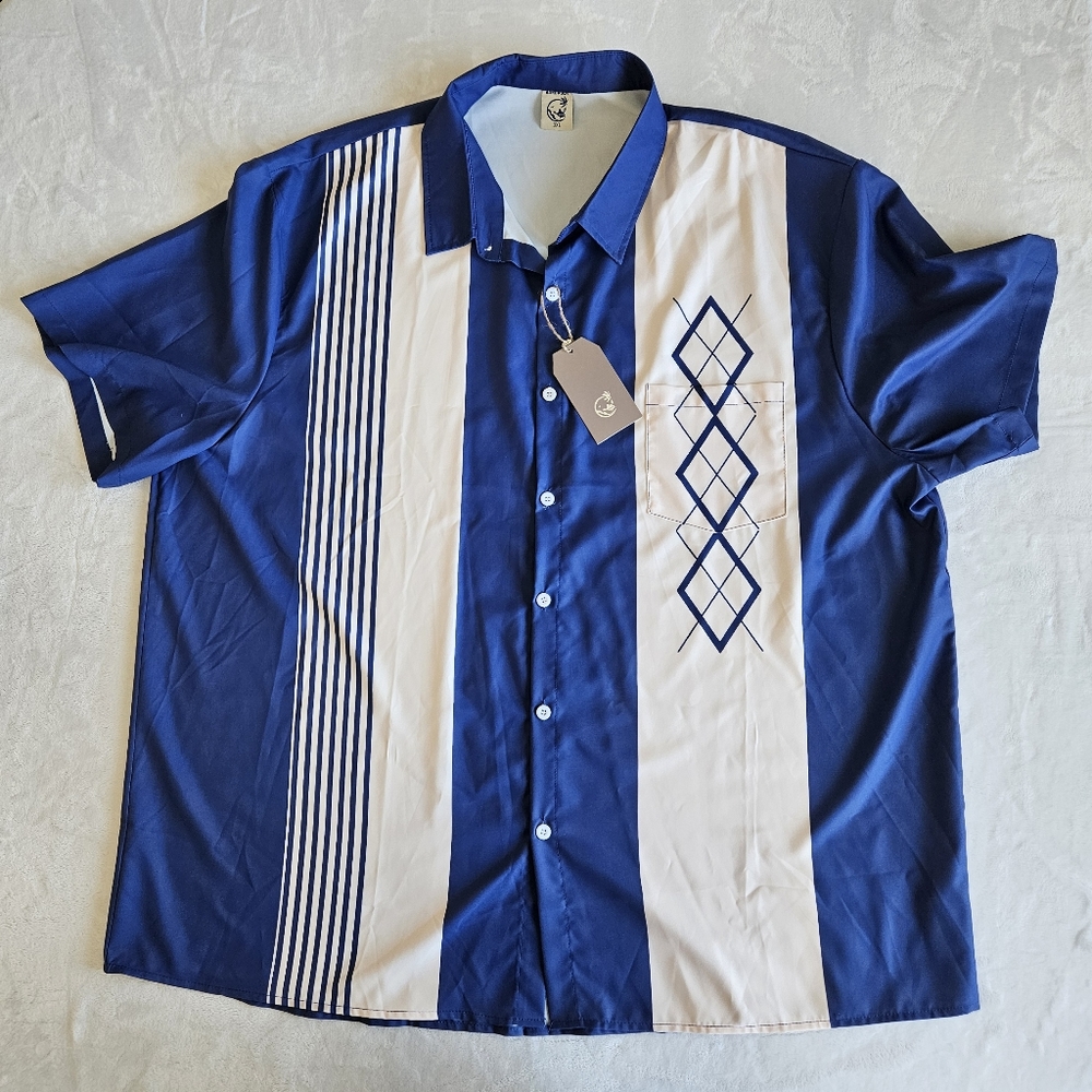 NWT Hardaddy men’s summer button down short sleeve 3xl